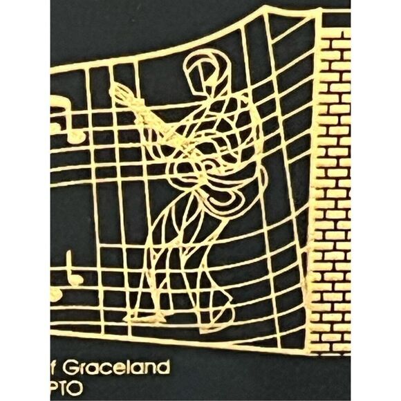 Vtg. E.P.E. Elvis Presley Graceland Mansion Wood Free-Standing 3D Model EUC 9x5” - Picture 12 of 15